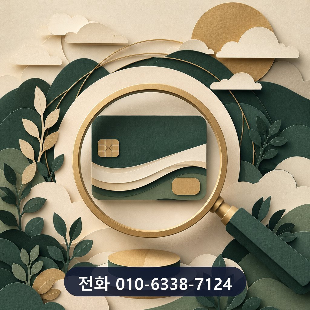 신용카드 한도 대출 한도 확인 이미지
