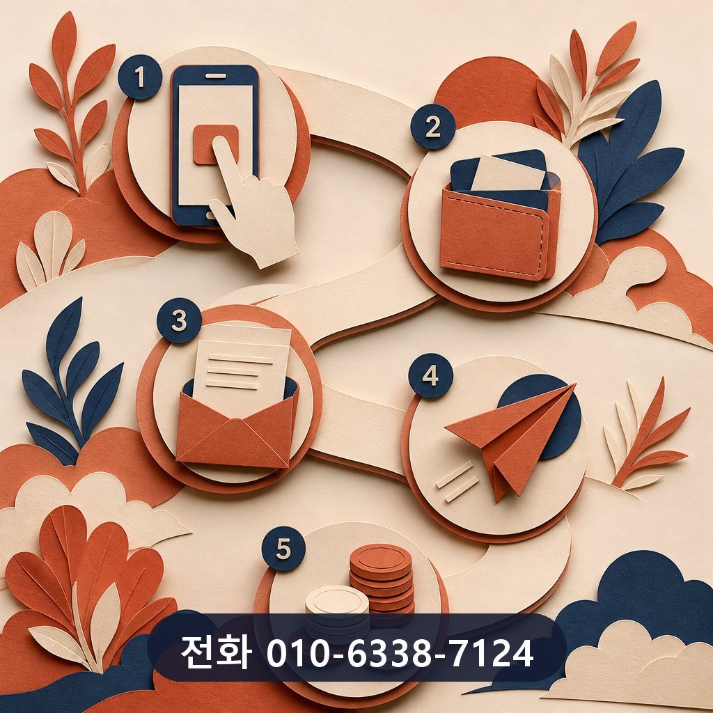 신용카드 한도 대출 진행 절차 이미지